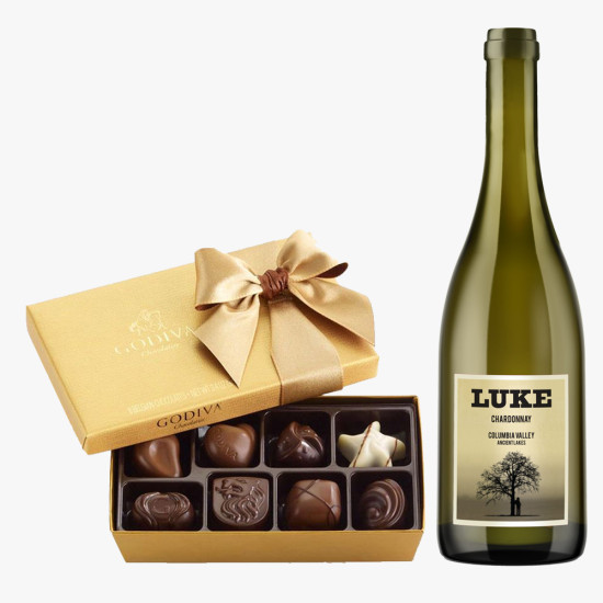 Luke Chardonnay White Wine Gift Set Luke Chardonnay White Wine Gift Set
