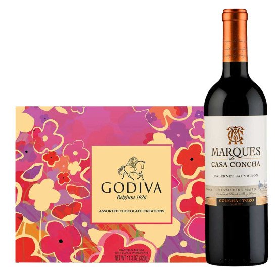 Marques De Casa Concha And Godiva 26pc Gift Set
