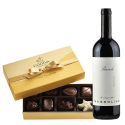 Massolino Barolo Serralunga With Godiva Chocolate Gift Set