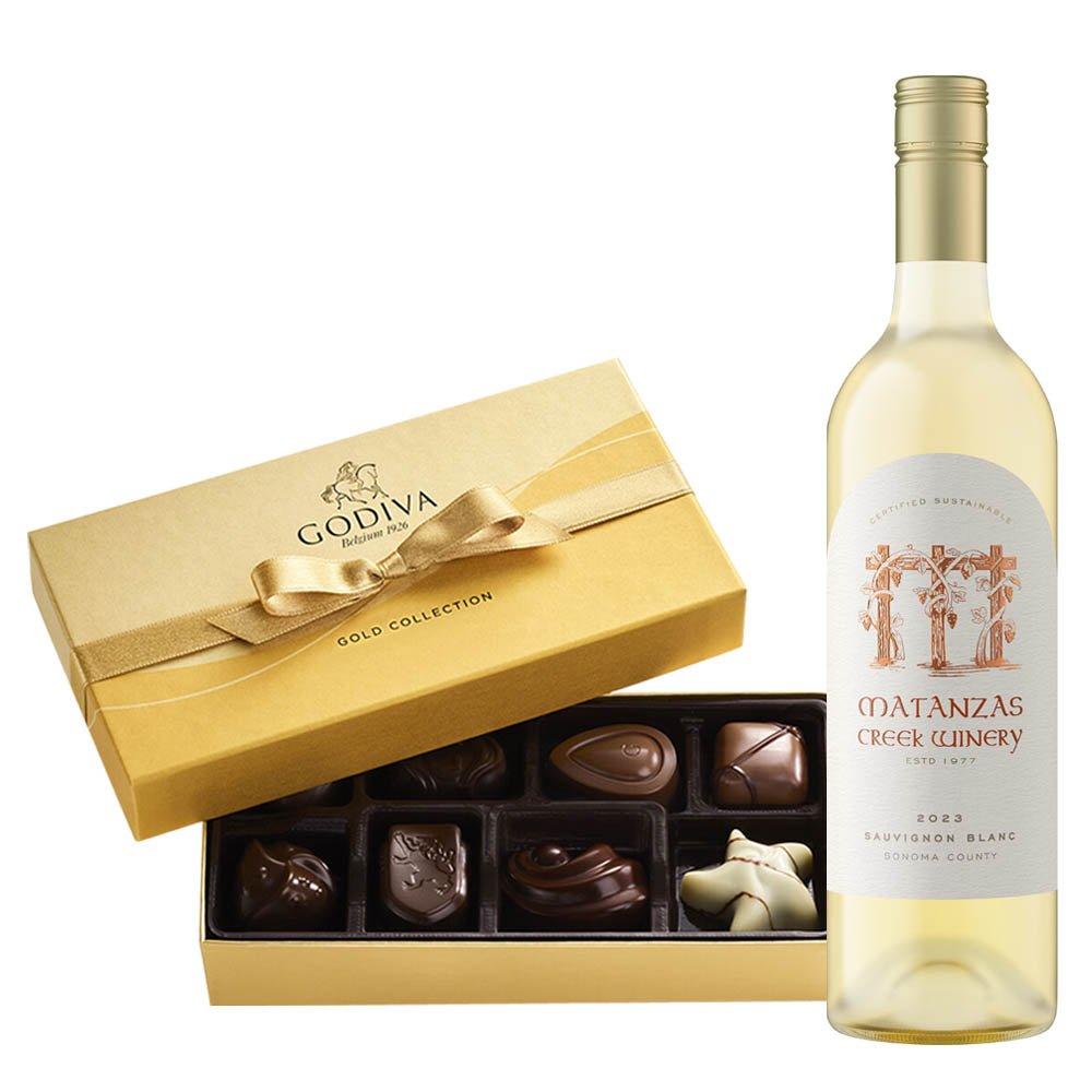 Matanzas Creek Sauvignon Blanc Wine And Godiva Gift Set