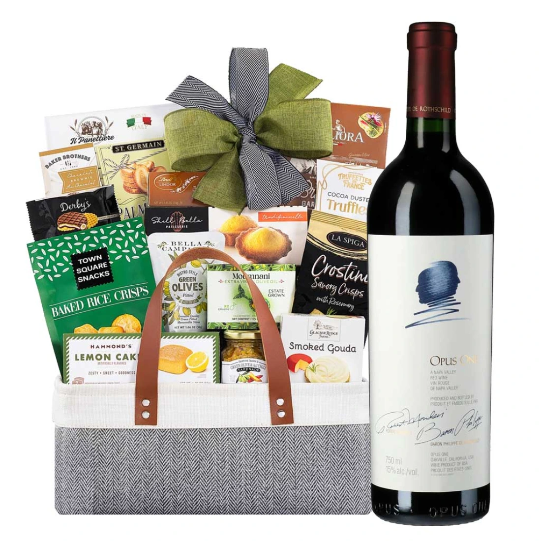 Opus One Wine & Gourmet Delight Gift Basket
