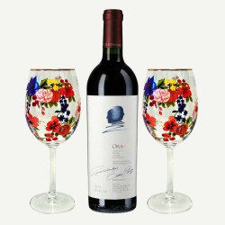 Opus One Red Wine & Glass Set