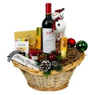 Penfolds Bin 389 And Christmas Wine Gift Basket