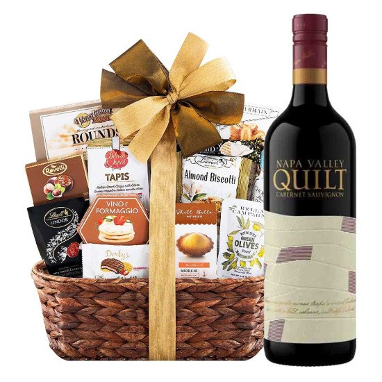 Quilt Cabernet Sauvignon Napa Valley Wine And Bon Appetit Gift Basket
