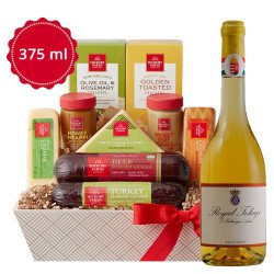 Royal Tokaji Aszu 5 Puttonyos Red Label Wine & Cheese Gift Basket