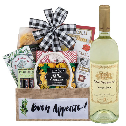 Shop Today Santa Margherita Italian Wine Basket