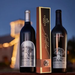 Silver Oak Napa Valley  & Alexander Valley Cabernet Sauvignon with Godiva Gift Set