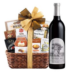 Silver Oak Napa Valley Wine and Bon Appetit Gift Basket Silver Oak Napa Valley Wine and Bon Appetit Gift Basket