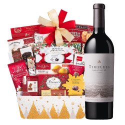 Silver Oak Timeless and Godiva Holiday Gift Basket