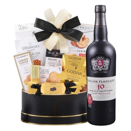 Taylor Fladgate 10 Year Old Tawny Port Wine Gift Basket Taylor Fladgate 10 Year Old Tawny Port Wine Gift Basket
