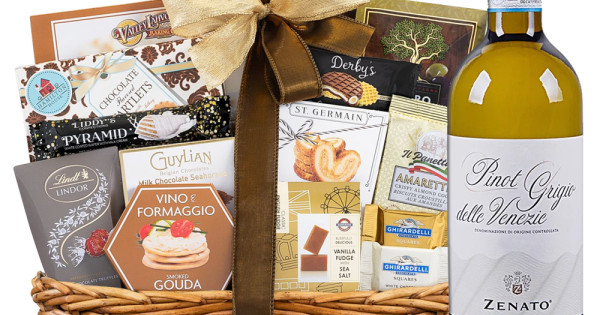 White Wine Gift Baskets & Sets - Doorstep Delivery