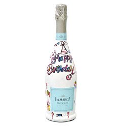 Hand-Painted La Marca Prosecco Birthday Edition