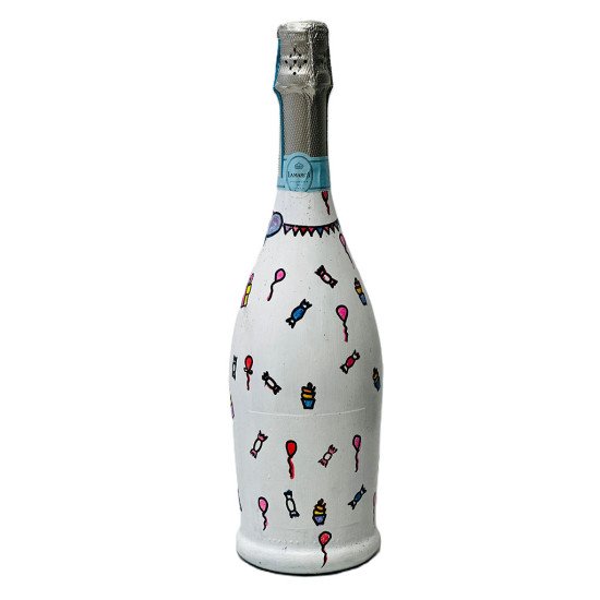 Hand-Painted La Marca Prosecco Birthday Edition Hand-Painted La Marca Prosecco Birthday Edition