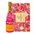 Hand-Painted Mr. & Mrs. Veuve Clicquot Champagne With Godiva Gift Set
