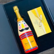 Christmas Special Hand-Painted Veuve Clicquot Gift Box