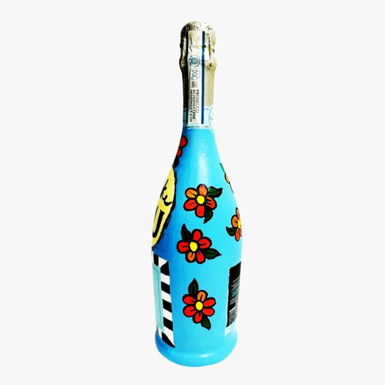 Hand-Painted Thank You La Marca Prosecco Bottle