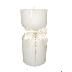 White wedding candle