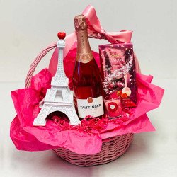 Pink Romance Gift Basket 