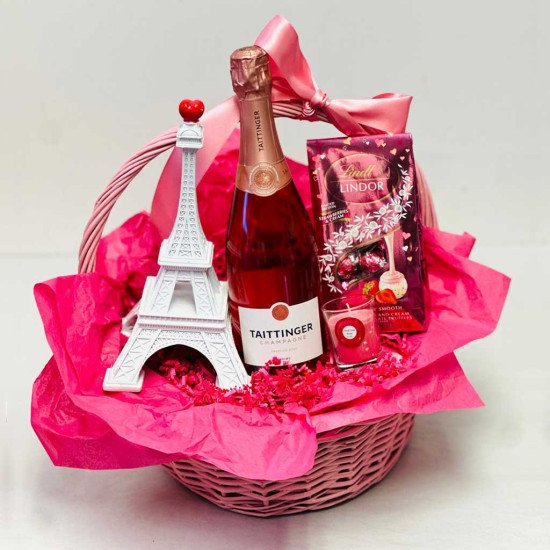Pink Romance Gift Basket Pink Romance Gift Basket