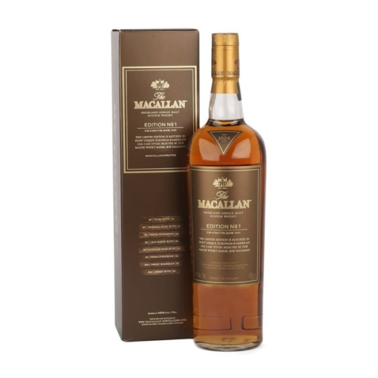 The Macallan Edition No 1 Single Malt Scotch Whisky 750 ml The Macallan Edition No 1 Single Malt Scotch Whisky 750 ml