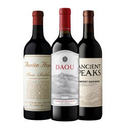 Paso Robles Cabernet Sauvignon Wine Trio Gift Set (Pack of 3)