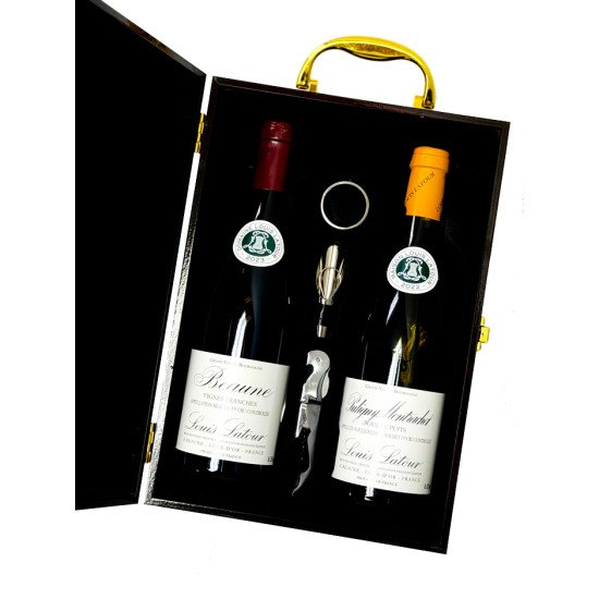 Louis Latour Beaune and Puligny-Montrachet Wine Gift Set  