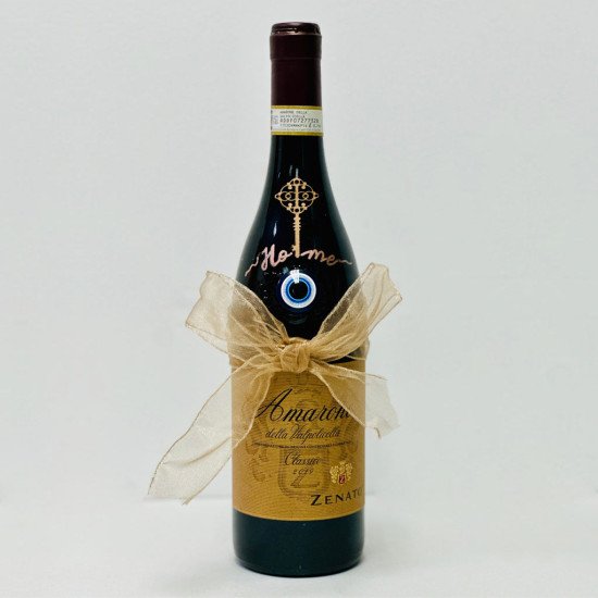 Housewarming Gift Hand Painted Zenato Amarone Wine