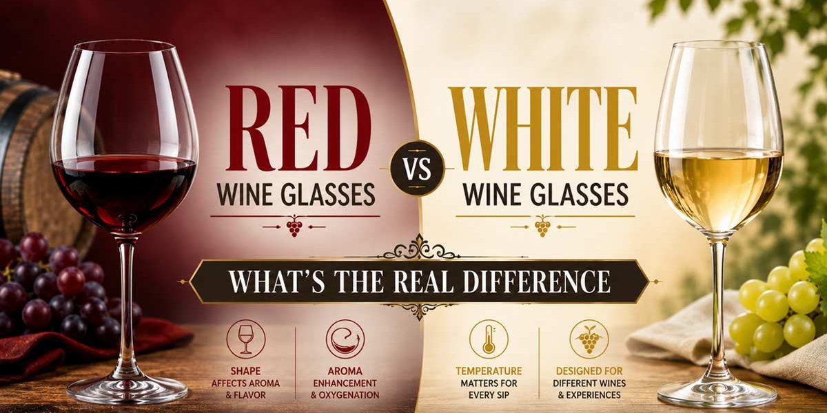 Red Wine Glasses vs White Wine Glasses: What’s the Real Difference?