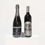 Billecart-Salmon Le Réserve & Silver Oak Alexander Valley Sparkling wedding design set