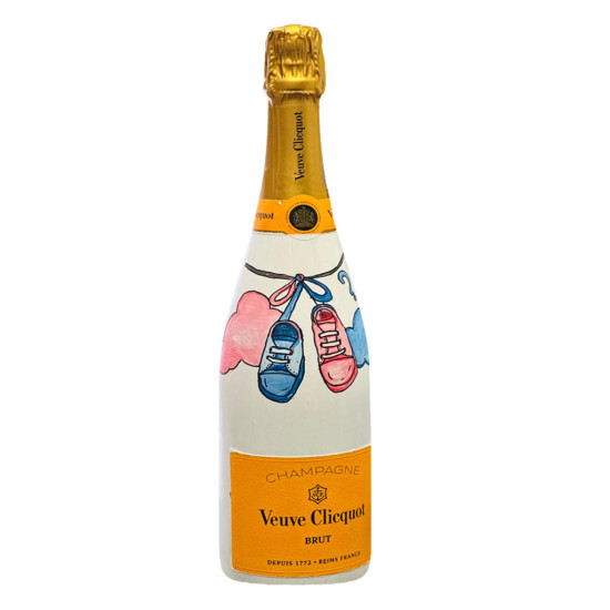 Veuve Clicquot Baby Shoes Edition Brut Champagne Bottle Veuve Clicquot Baby Shoes Edition Brut Champagne Bottle