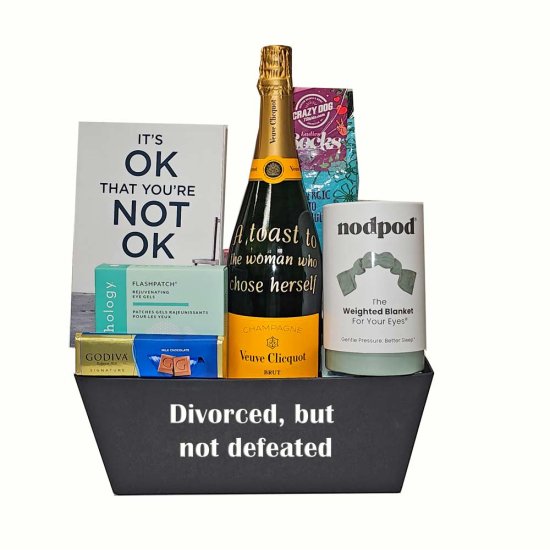 Veuve Clicquot Divorce Care Package Gift Basket