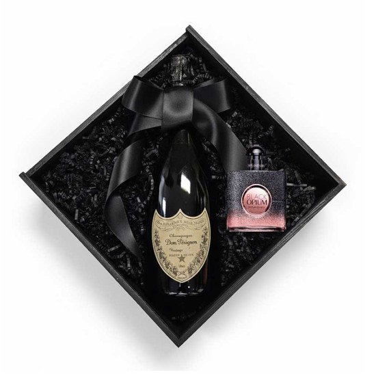 Dom Perignon Champagne And Black Opium Perfume Gift Set