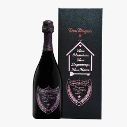 Personalize Dom Perignon Rose Champagne