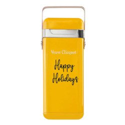 Personalized Veuve Clicquot Cooler 'Happy Holiday' Gift Box