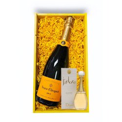 Veuve Clicquot Champagne + J'adore Dior perfume Gift Set