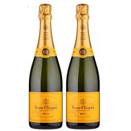 Veuve Clicquot Brut Yellow Label Champagne Gift Set (Pack of 2)
