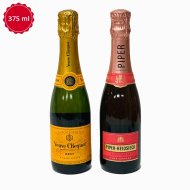 Veuve Clicquot Brut & Piper-Heidsieck Cuvée Brut champagne duo 375ML
