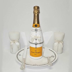 Veuve Clicquot Wedding Champagne Tableware Gift Set