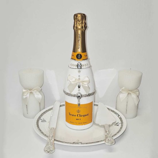 Veuve Clicquot Wedding Champagne Tableware Gift Set