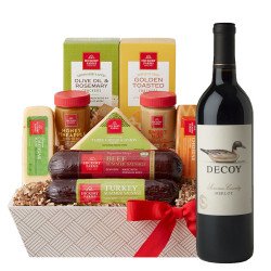 Decoy Merlot Wine and Cheese Gift Set