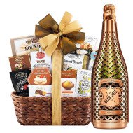 Bon Appetit Gourmet Gift Basket With Beau Joie Champagne