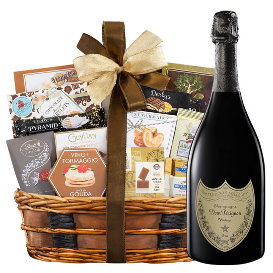 Send Dom Perignon Bon Appetit Champagne Gift Basket