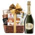 Perrier-Jouet Grand Brut Champagne With Bon Appetit Gourmet Gift Basket