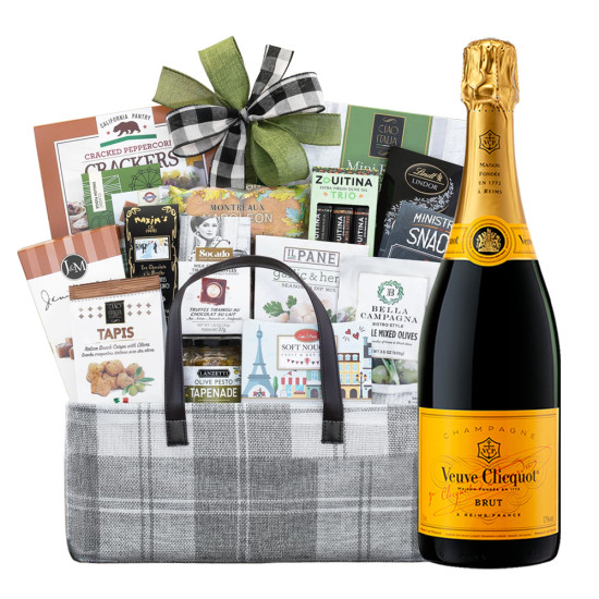 Veuve Clicquot Champagne & Connoisseur Basket