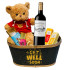 Château Rauzan-Ségla Margaux Get Well Soon Gift Basket with Teddy Bear