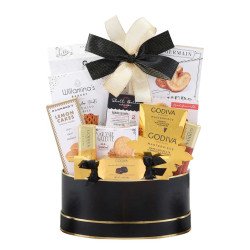 Godiva Black & Gold Celebration Gift Basket