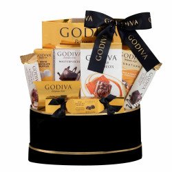 Godiva Black & Gold Celebration Gift Basket