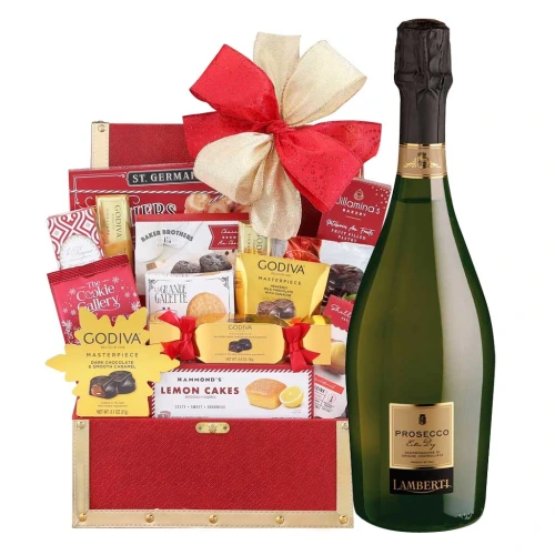 Lamberti Prosecco Sparkling Wine and Mimosa Gift Basket Lamberti Prosecco and Mimosa Gift Basket