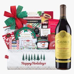 Caymus Vineyards Cabernet Sauvignon Napa Valley With Holiday Gift Basket 