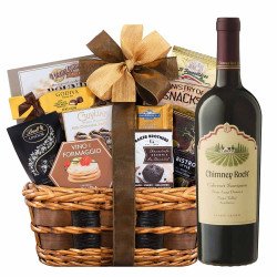 Chimney Rock Cabernet Sauvignon Wine & Bon Appétit Gourmet Gift Basket